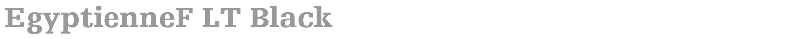 EgyptienneF LT Black font preview
